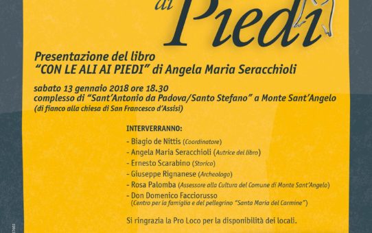 Presentazione del libro "Con le Ali ai Piedi" di Angela Maria Seracchioli